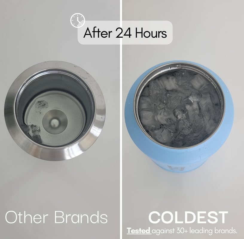 Coldest Tumbler textura de acero inoxidable resistente y duradera