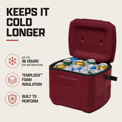 Coleman Chiller detalle del asa robusta Coleman para transporte cómodo y seguro