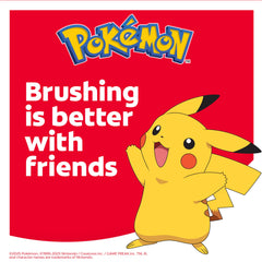 Colgate Pokemon cepillo eléctrico detalle del cabezal vibrante para mejor limpieza