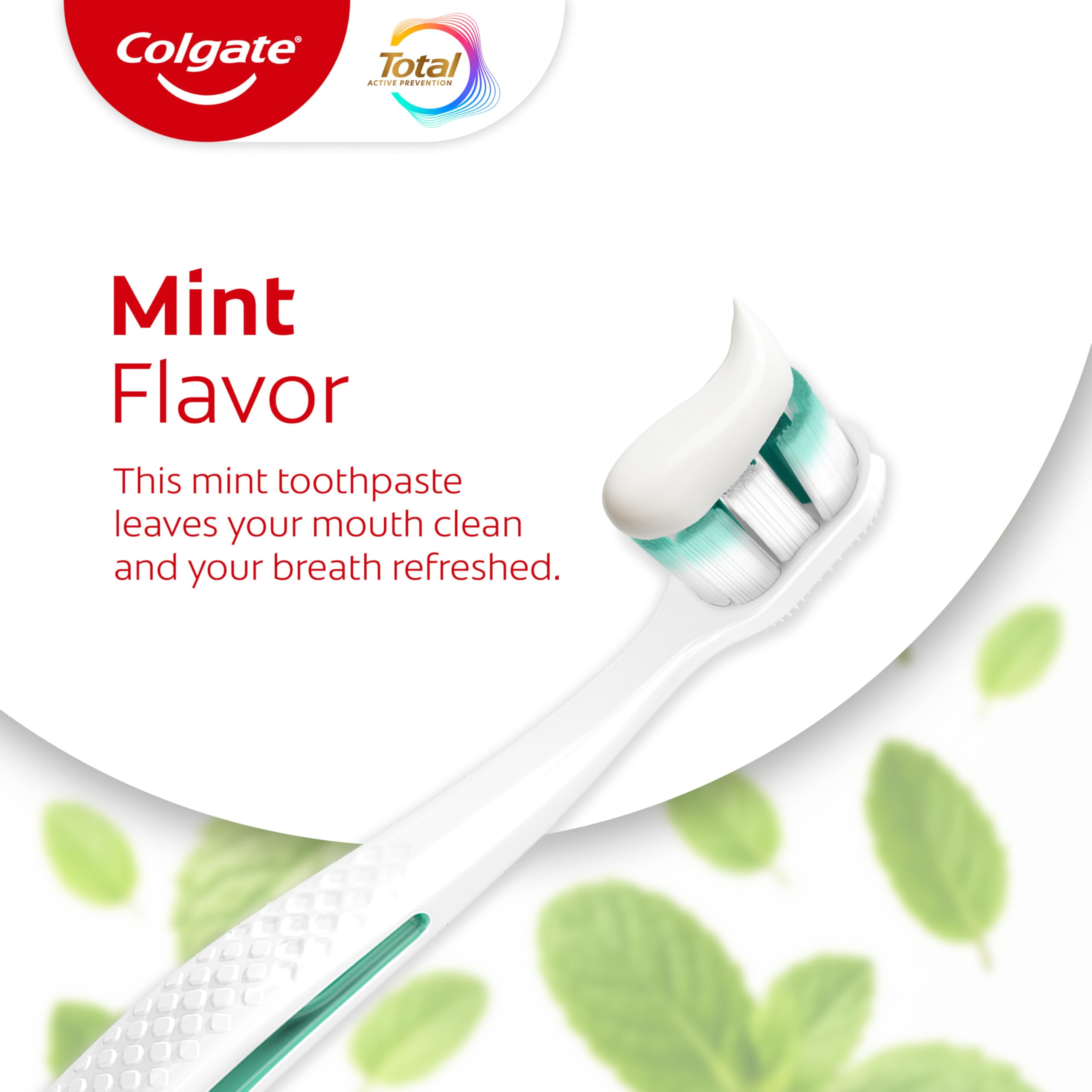 Colgate Total etiqueta de ingredientes destacando stannous fluoride y confianza