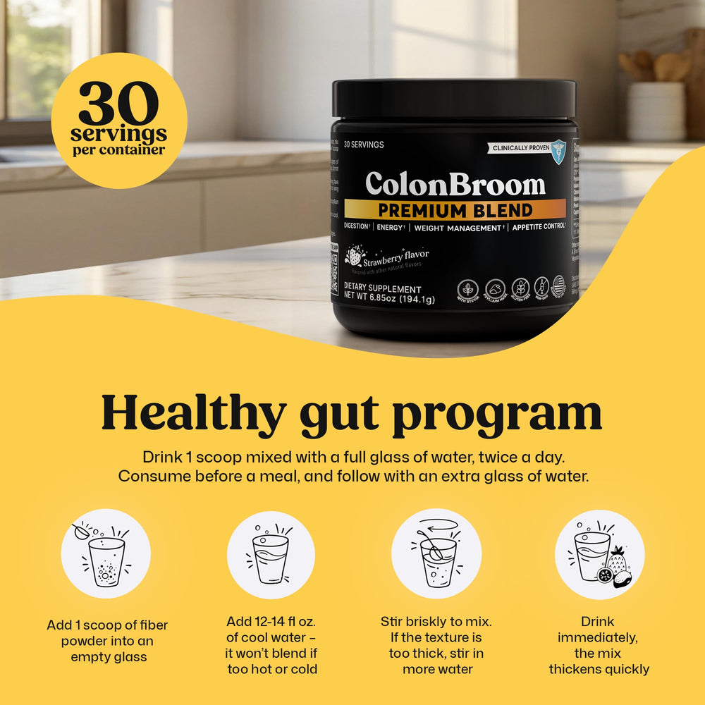 ColonBroom en desayuno casero integrándose a un estilo de vida sano