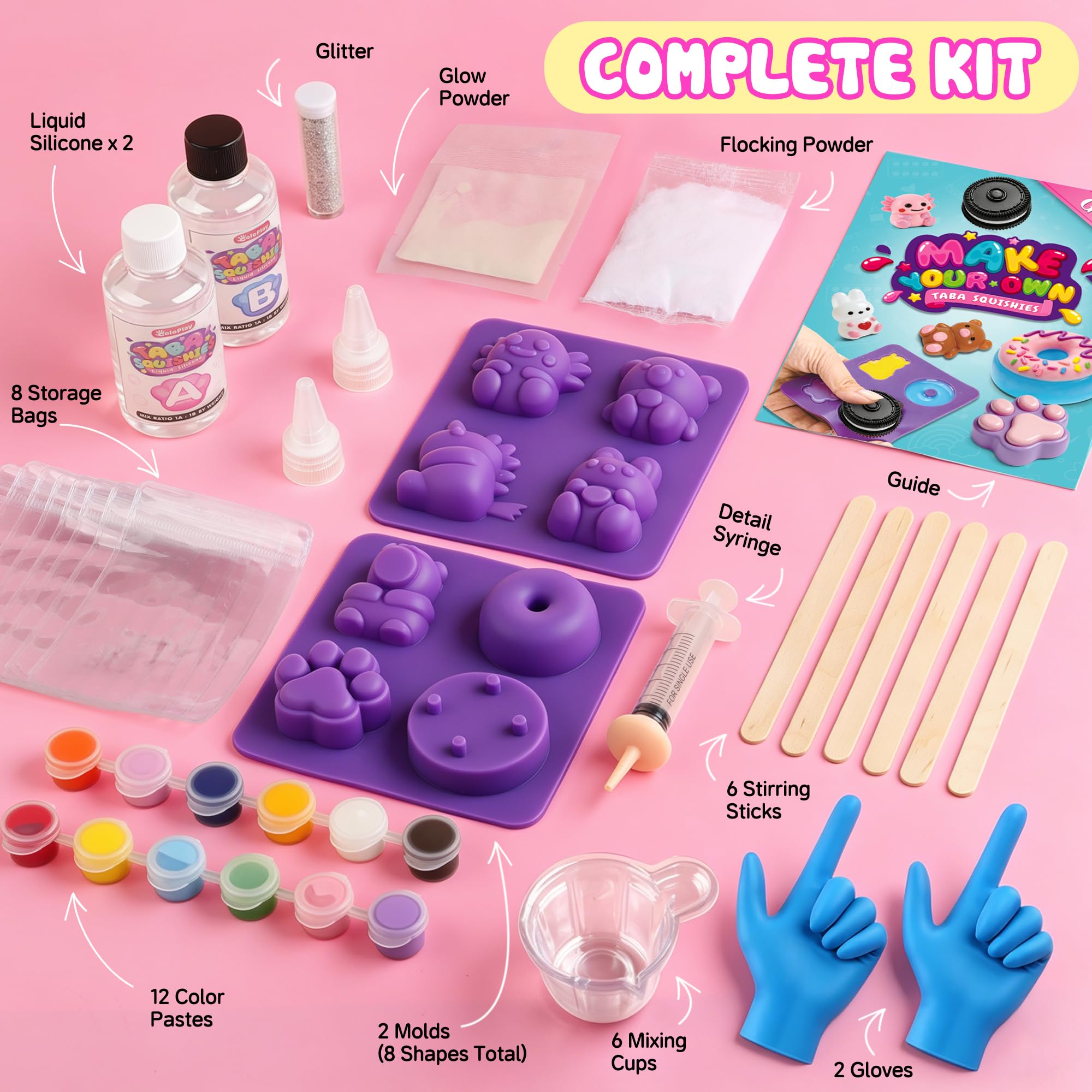 ColoPlay desmoldado de squishy demostrando elasticidad y acabado suave