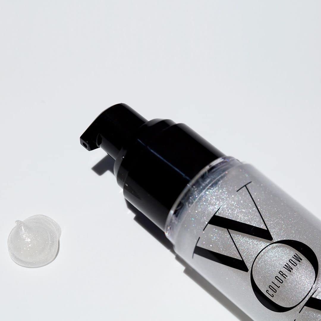 COLOR WOW etiqueta con ingredientes y protección UV clara