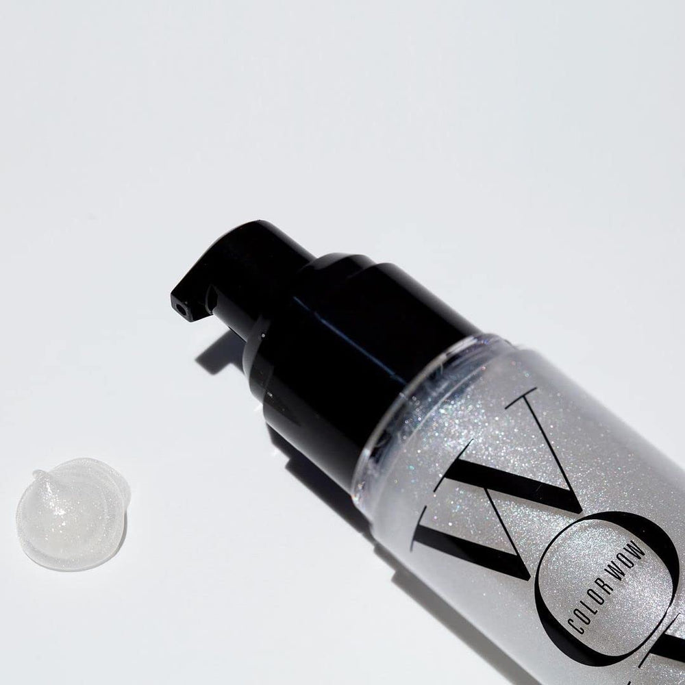 COLOR WOW etiqueta con ingredientes y protección UV clara