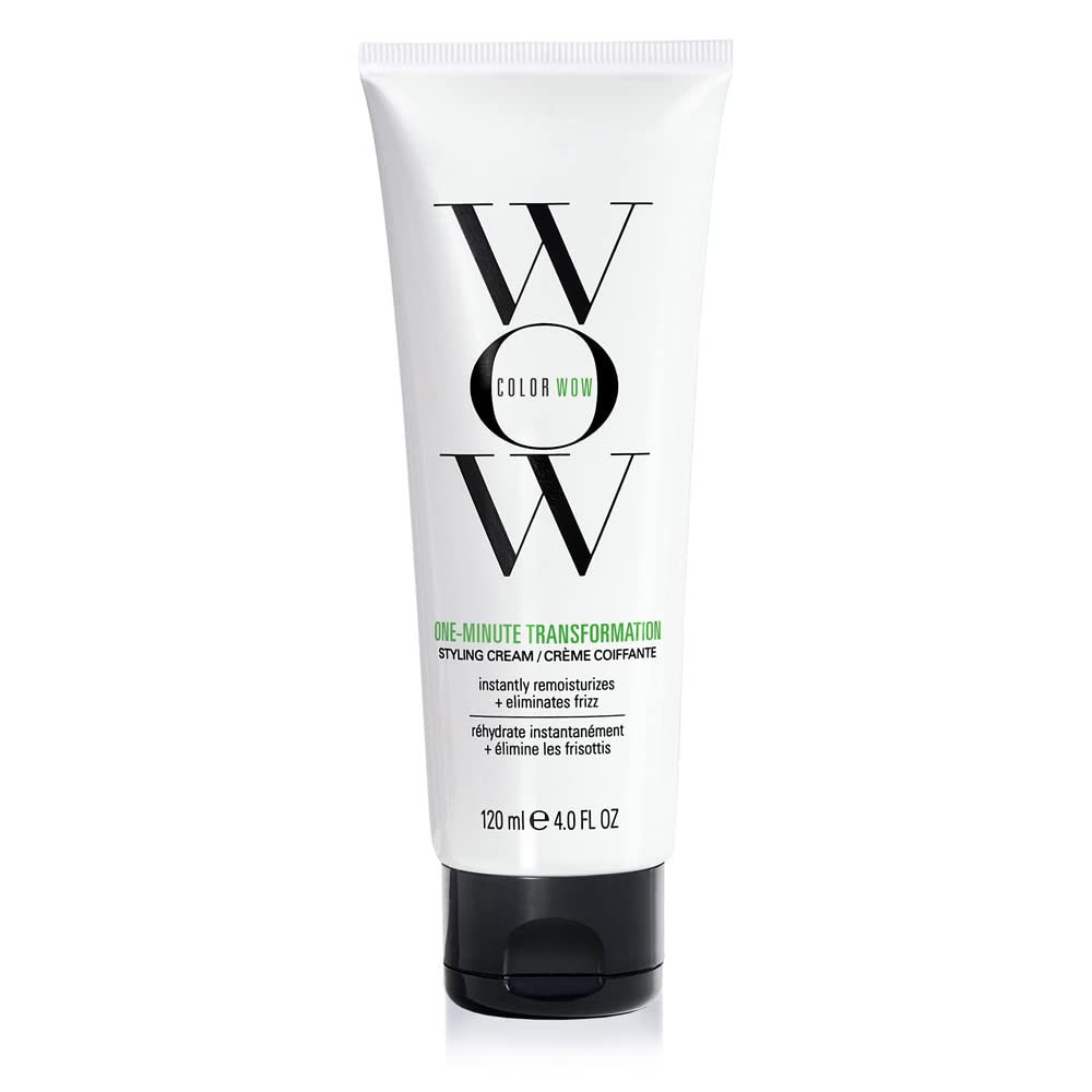 COLOR WOW envase frontal One Minute Transformation que muestra presentación profesional