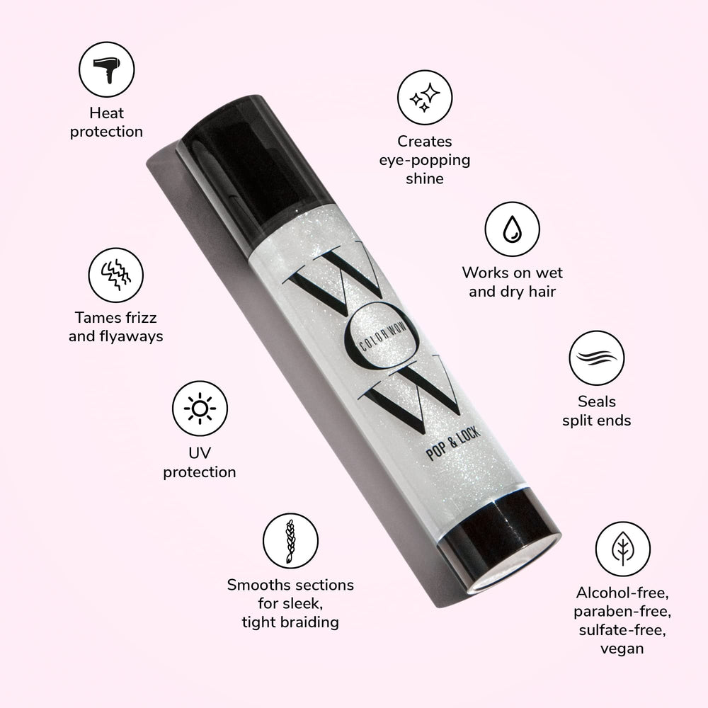 COLOR WOW textura ligera del serum sobre la palma para suavidad