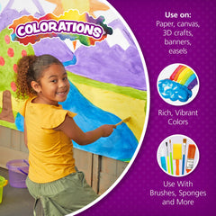 Colorations envase con tapa abierta que facilita dispensado rápido