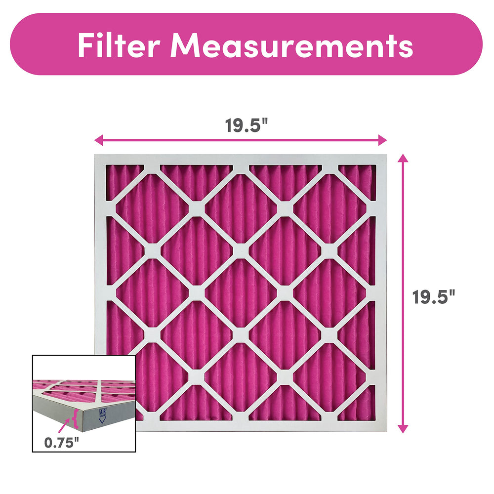 Colorfil filtro instalado en rejilla HVAC mejorando aire interior en casa
