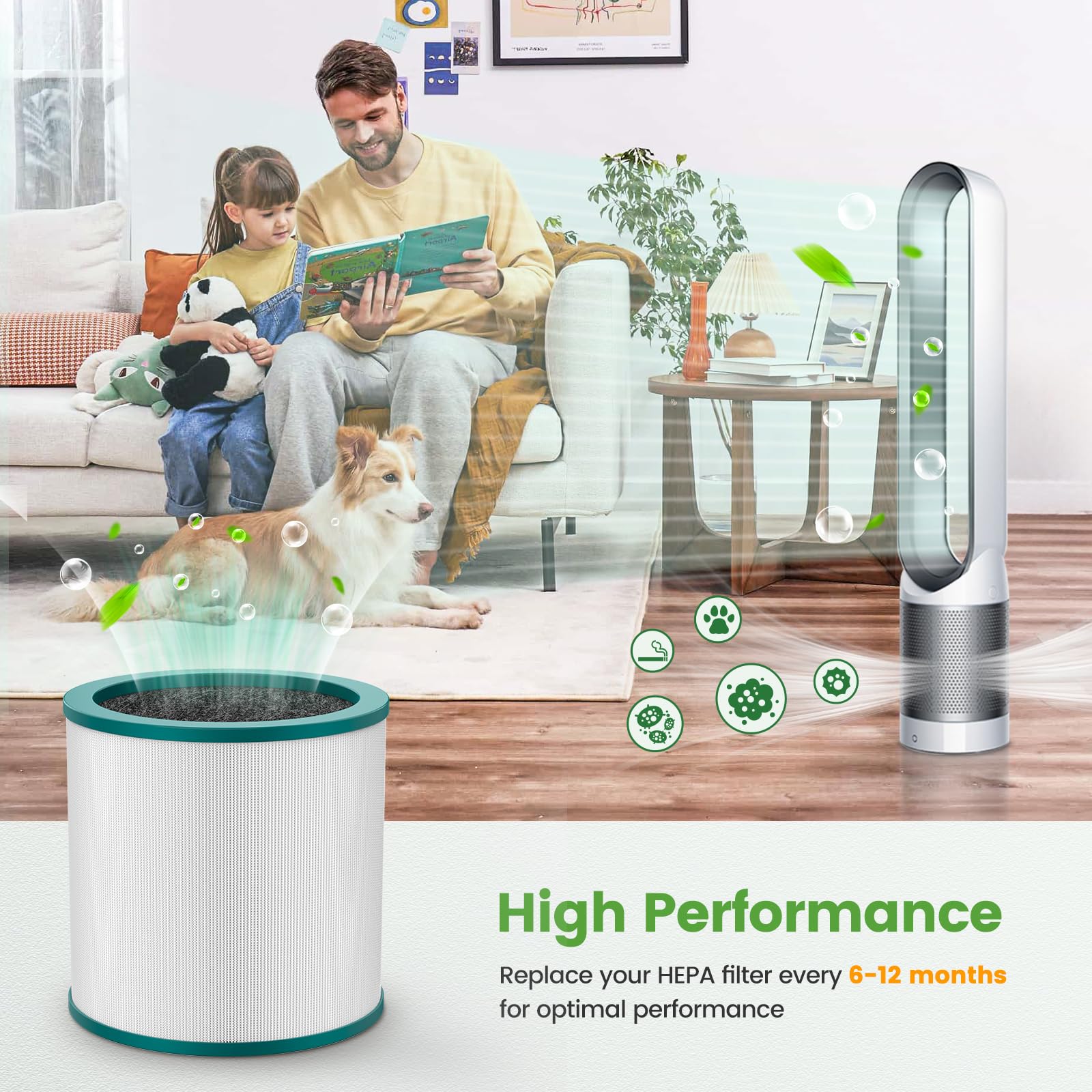 Colorfullife embalaje con dos unidades listo para reemplazo rápido