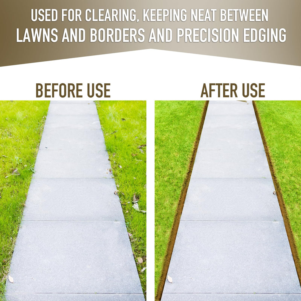 Colwelt in use cutting a sidewalk edge to produce a neat lawn border