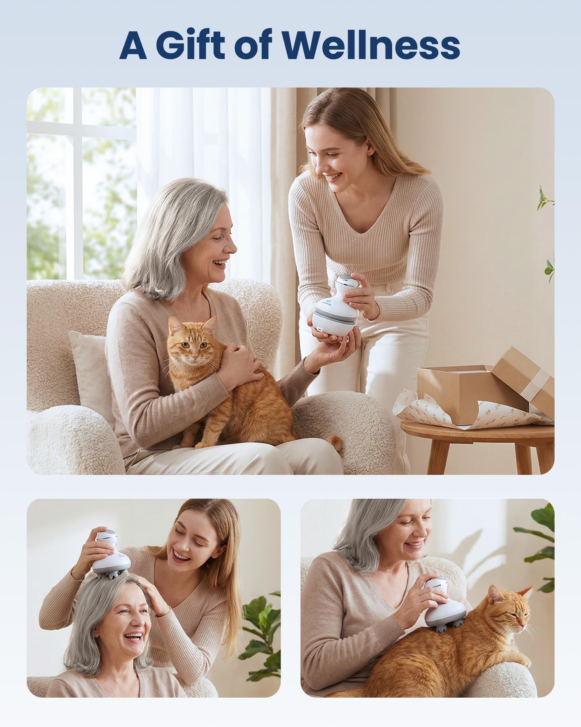 COMFIER uso en mascota con baja intensidad y cuidado suave