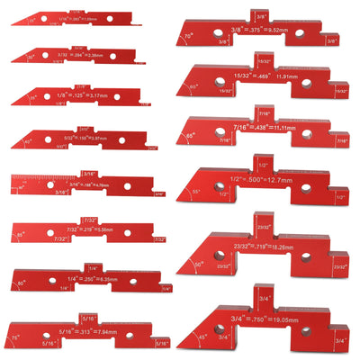 Comfylichi block used to set router bit height giving faster, repeatable adjustments