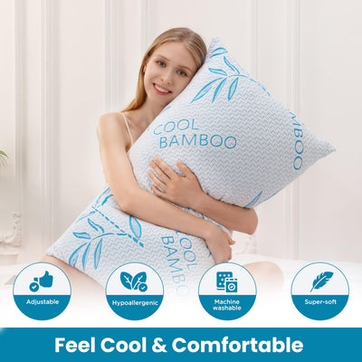 ComfySleep primer plano de espuma desmenuzada demostrando adaptabilidad y alivio