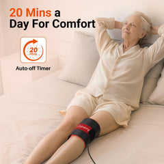 Comfytemp almohadilla colocada en persona en sala, uso doméstico práctico