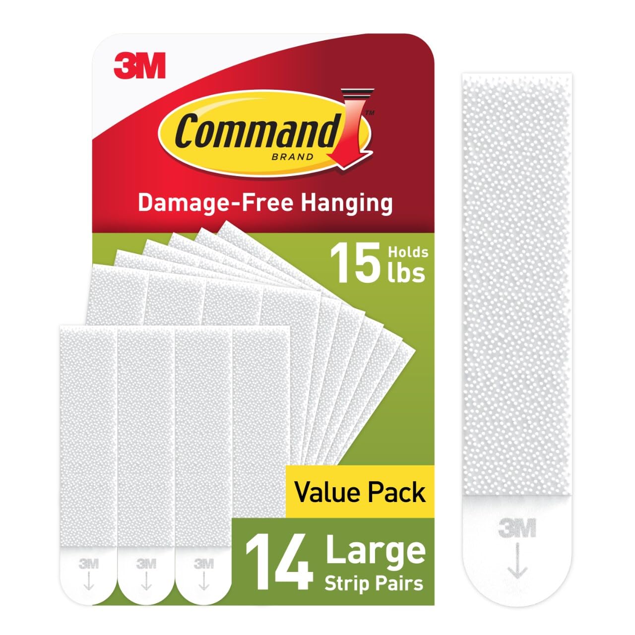 Command tiras aplicadas en vidrio metal y madera para versatilidad de uso