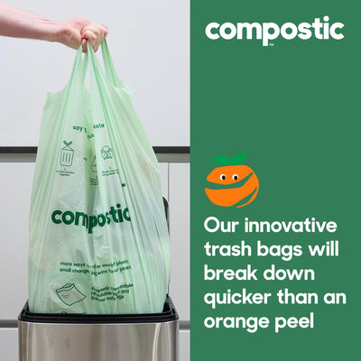 Compostic seam and edge detail illustrating reinforced leak-resistant construction