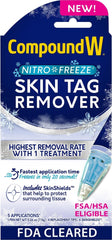 Compound W pluma NitroFreeze frontal mostrando diseño y facilidad de uso