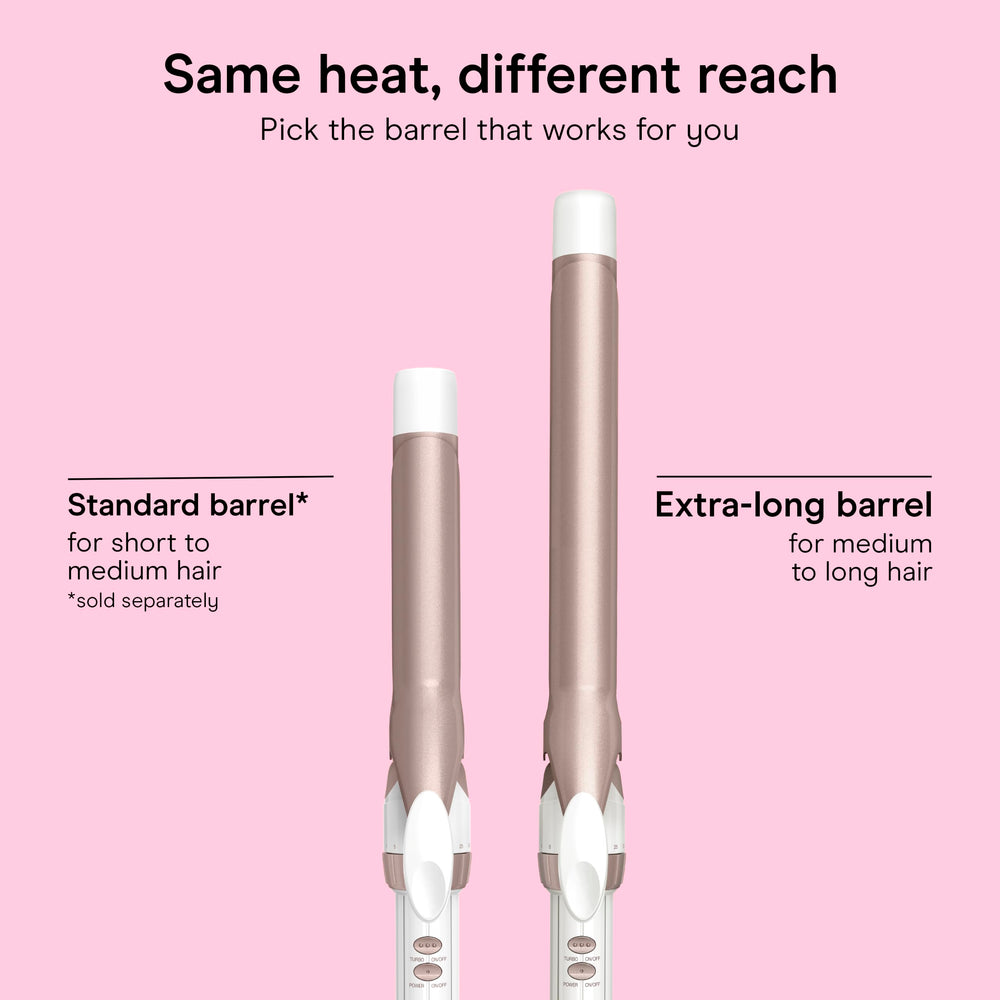 Conair etiquetas de doble voltaje y botones para viaje seguro