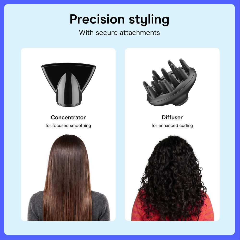 Conair InfinitiPRO removable filter visible for easy cleaning and longer motor life
