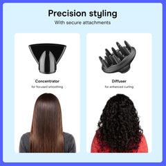 Conair InfinitiPRO removable filter visible for easy cleaning and longer motor life