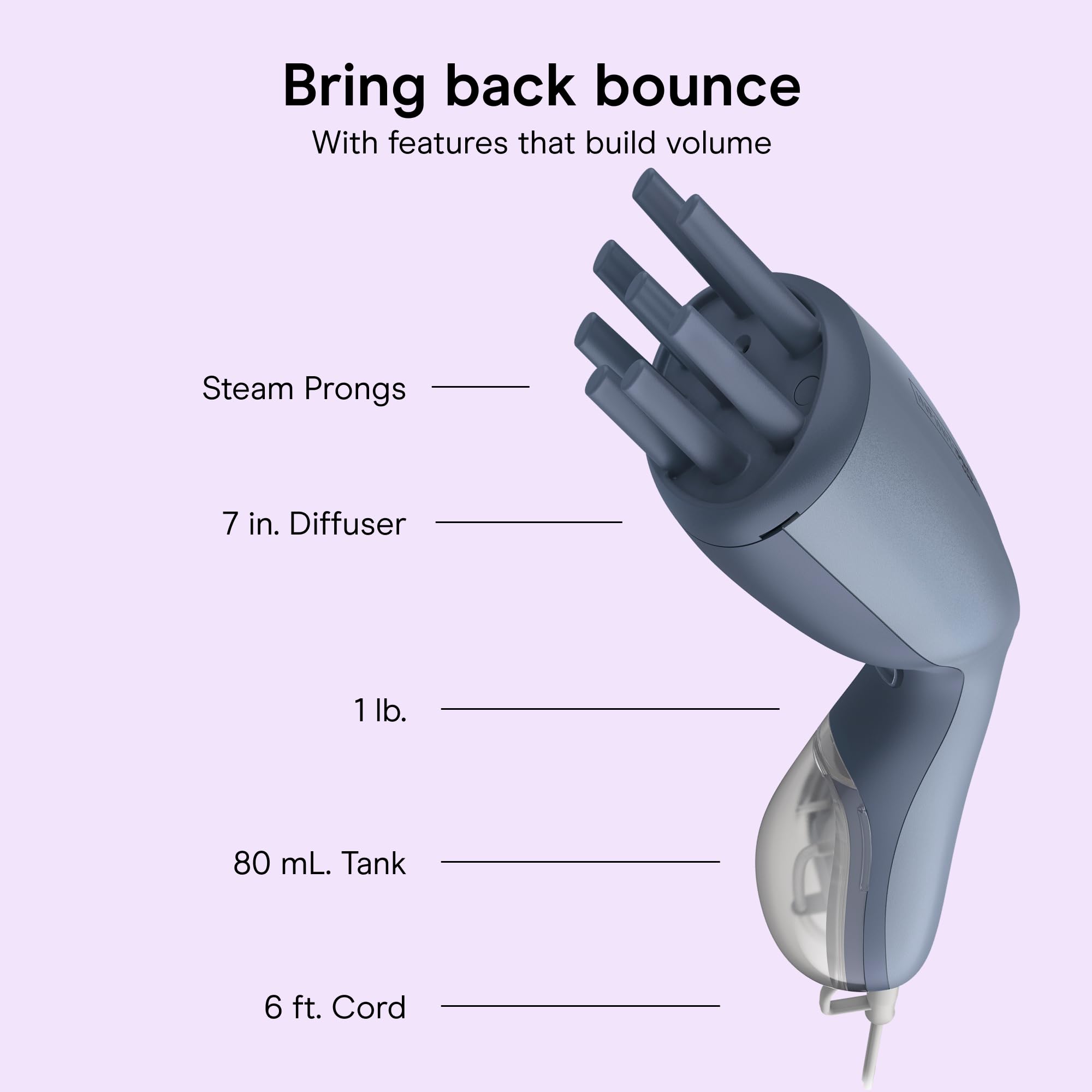Conair INFINITIPRO depósito de 80 ml fácil de rellenar y limpiar rápidamente