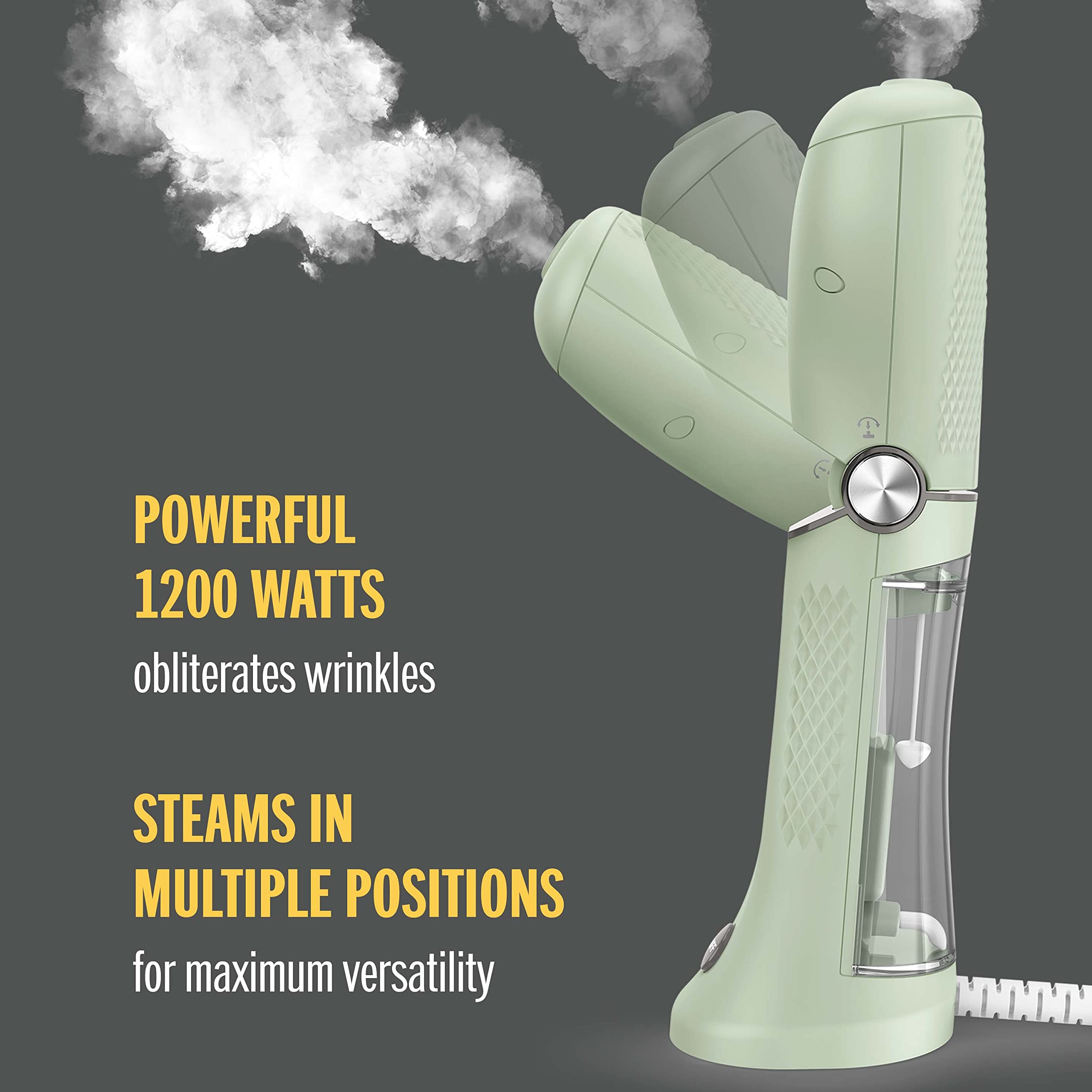 Conair Power Steam depósito desmontable facilitando rellenado y limpieza