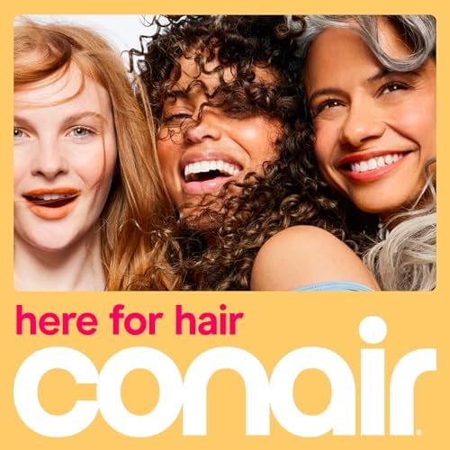 Conair cabello acabado brillante tras usar el rizador para resultados pulidos