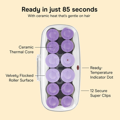 Conair super clips detail demonstrating secure hold for longer set time
