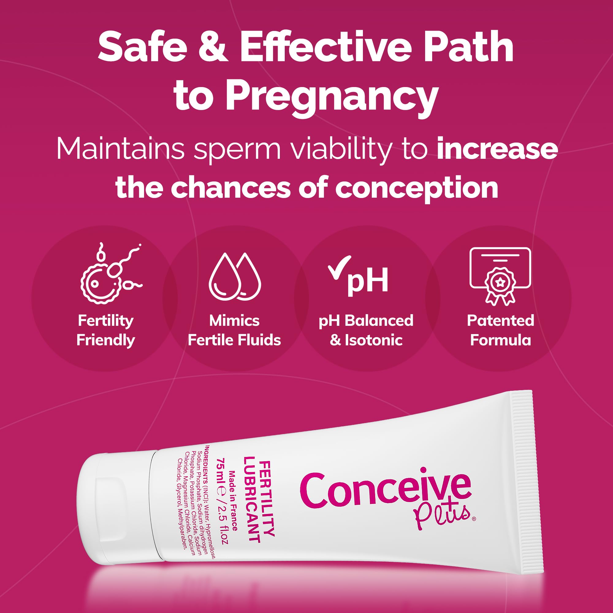 CONCEIVE PLUS tubo en bolsa de viaje ideal para desplazamientos