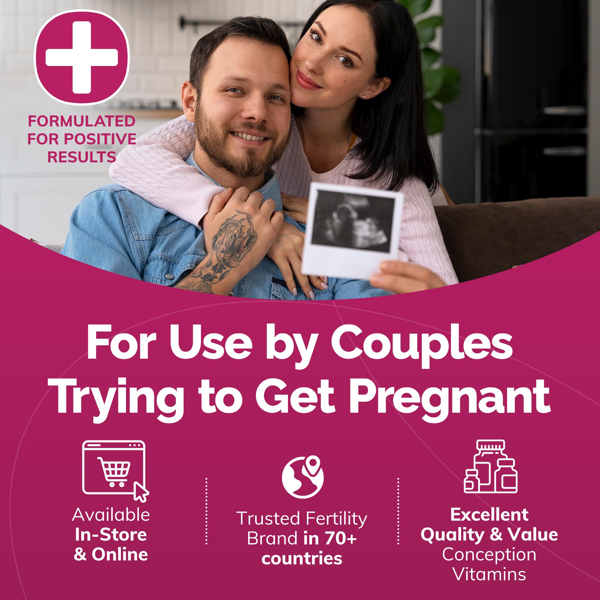 CONCEIVE PLUS pareja usándolo en contexto íntimo con discreción