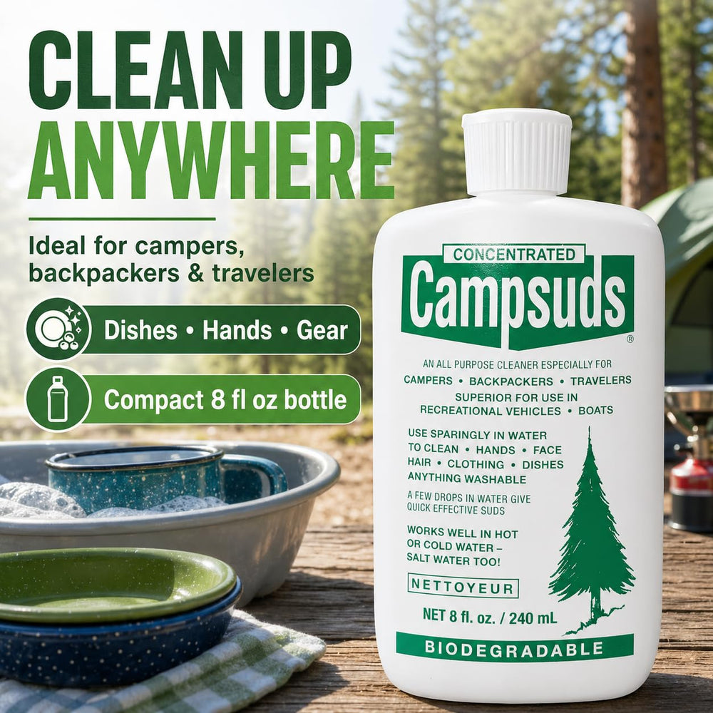 CONCENTRATED CAMPSUDS en higiene personal al aire libre, suave para piel
