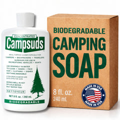 CONCENTRATED CAMPSUDS botella frontal, limpiador concentrado para camping