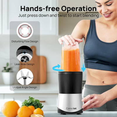 Consciot vasos 700ml 500ml 300ml, opciones para porciones personales