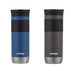 Contigo Byron front view showing both colors and durable finish benefit