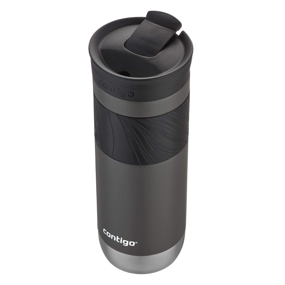 Contigo Byron placed in car cup holder showing travel fit benefit