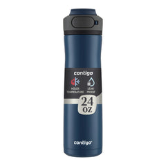 Contigo Cortland Chill 2.0 frente en blueberry muestra diseño práctico