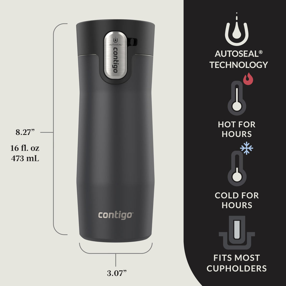 Contigo tapa Easy-Clean abierta facilitando limpieza profunda rápida