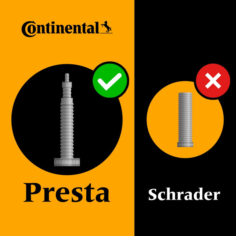 Continental instalación de cámara Race en una llanta 700c para reparación rápida