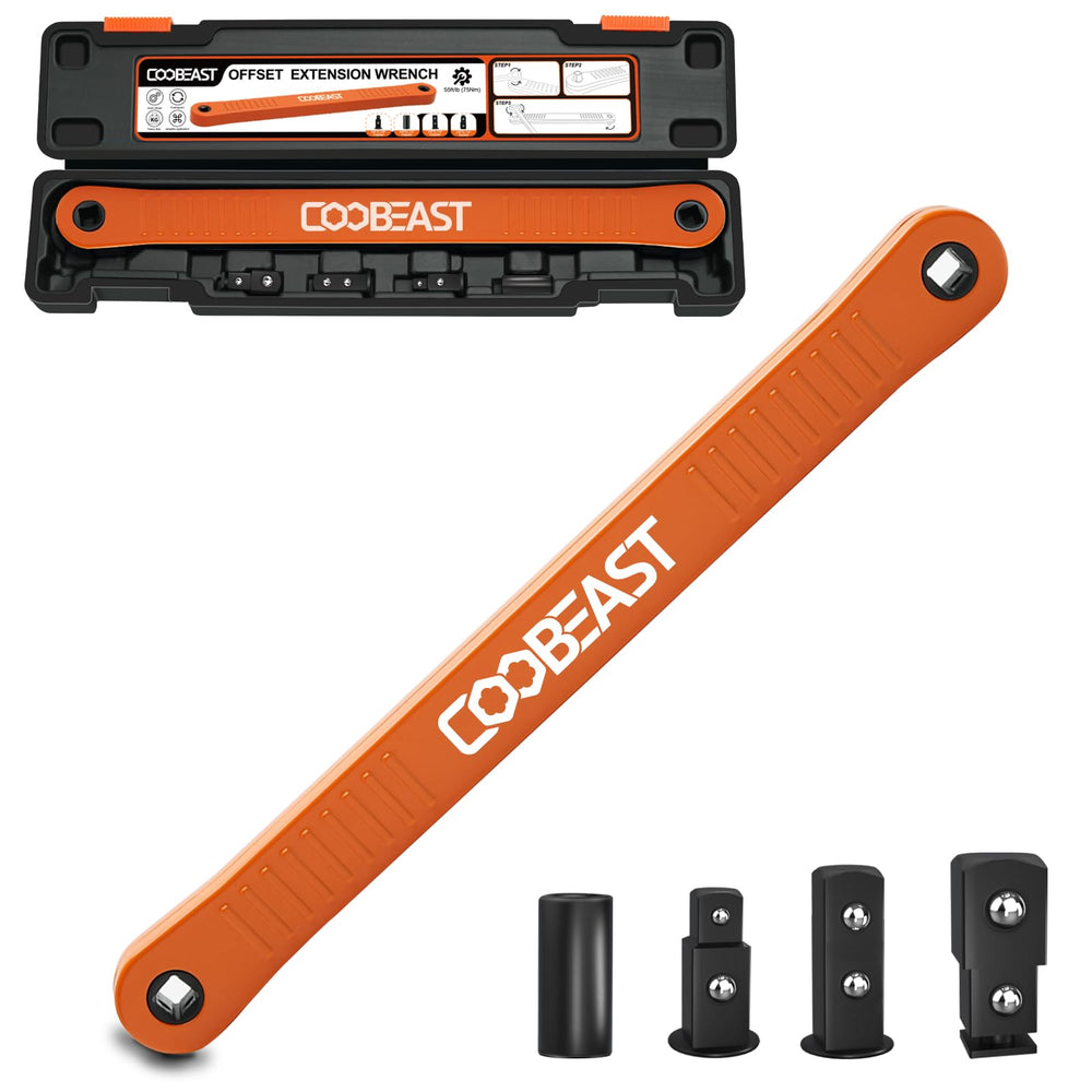 coobeast extensor frontal mostrando perfil offset y construcción sólida