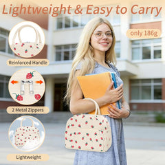 Coobiiya bolsillo frontal con cremallera para cubiertos, móvil y objetos seguros