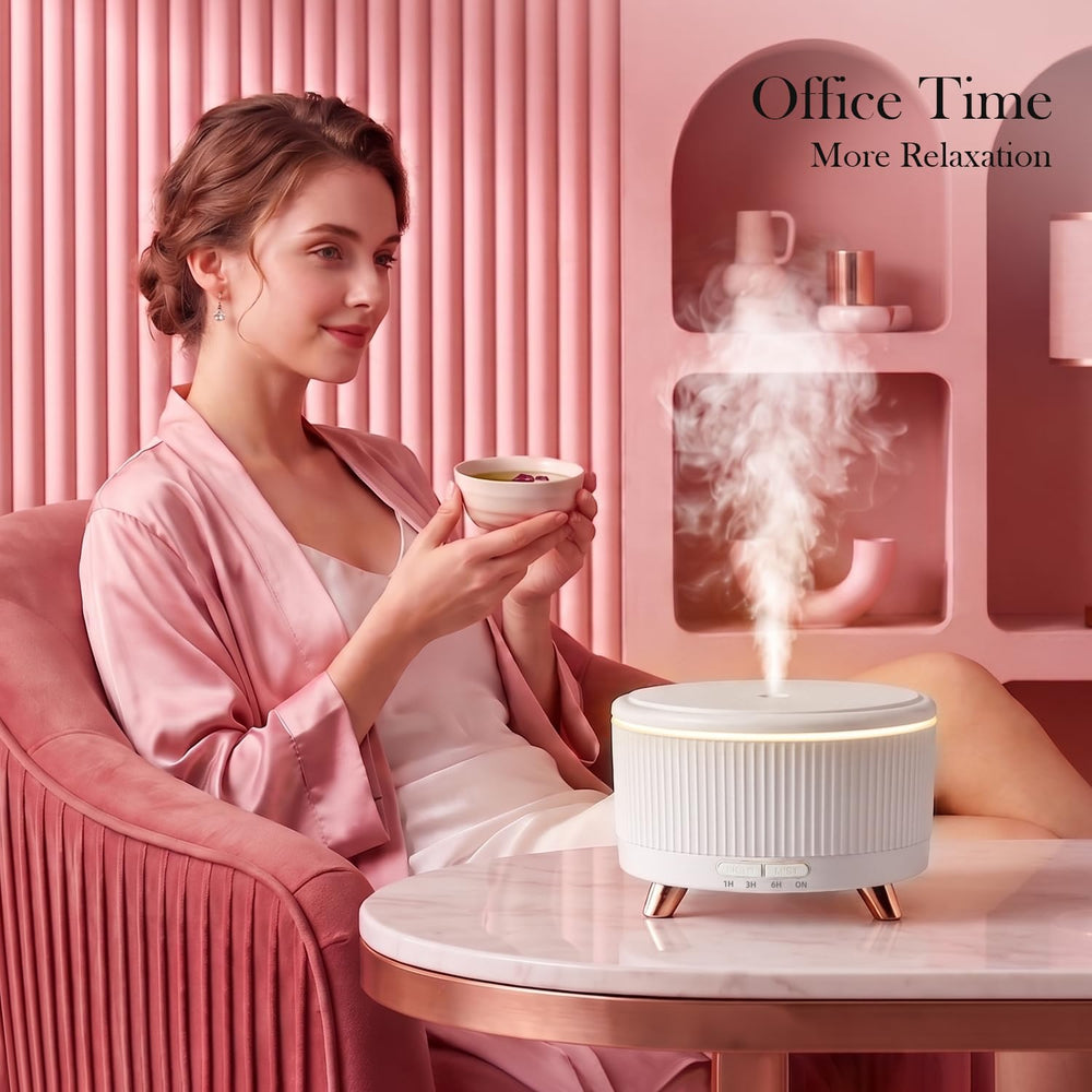 COOKMEX niebla saliendo en sala para humidificar y aromatizar ambientes grandes