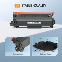 Cool Toner cartucho TN830XL instalado en impresora Brother para continuidad