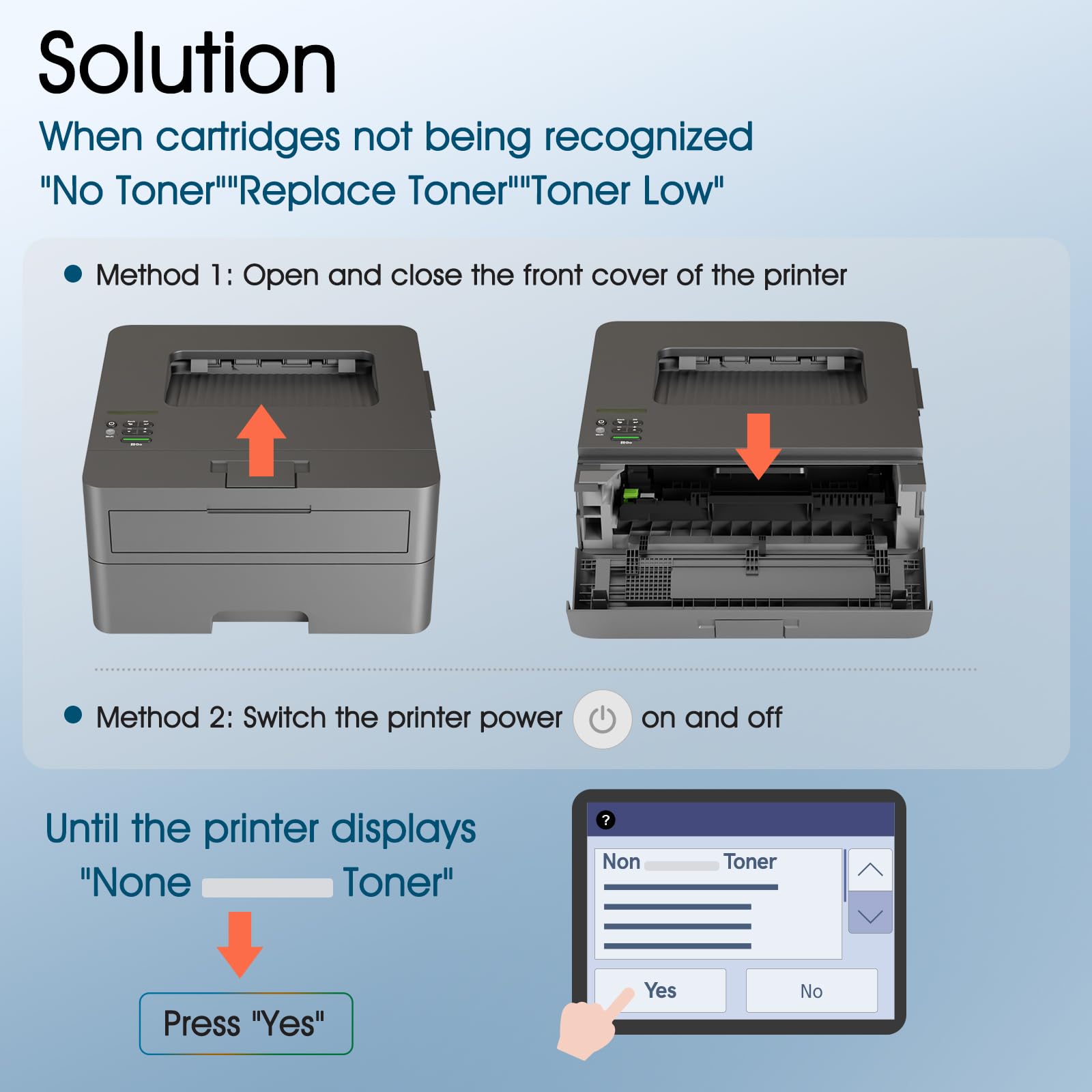 Cool Toner en escritorio de oficina mostrando ahorro y profesionalismo