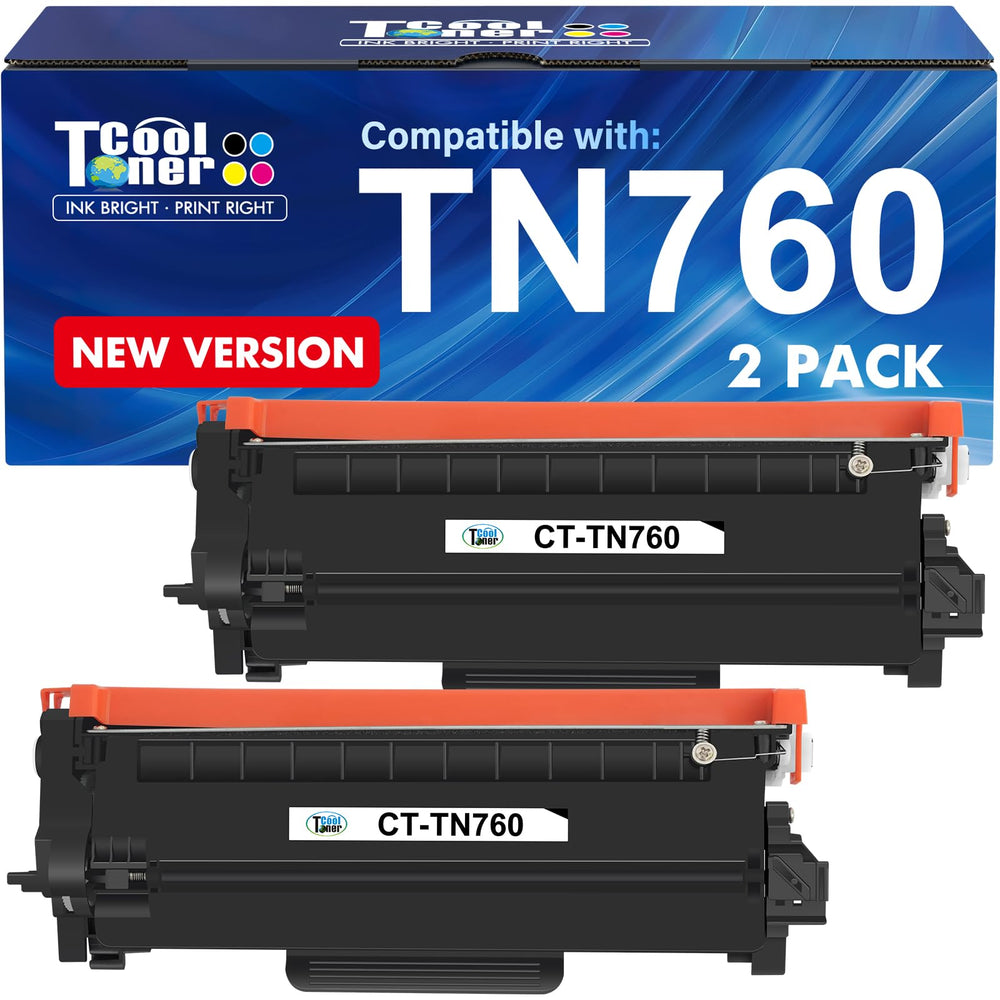 Cool Toner vista frontal del empaque con dos cartuchos, ahorro claro