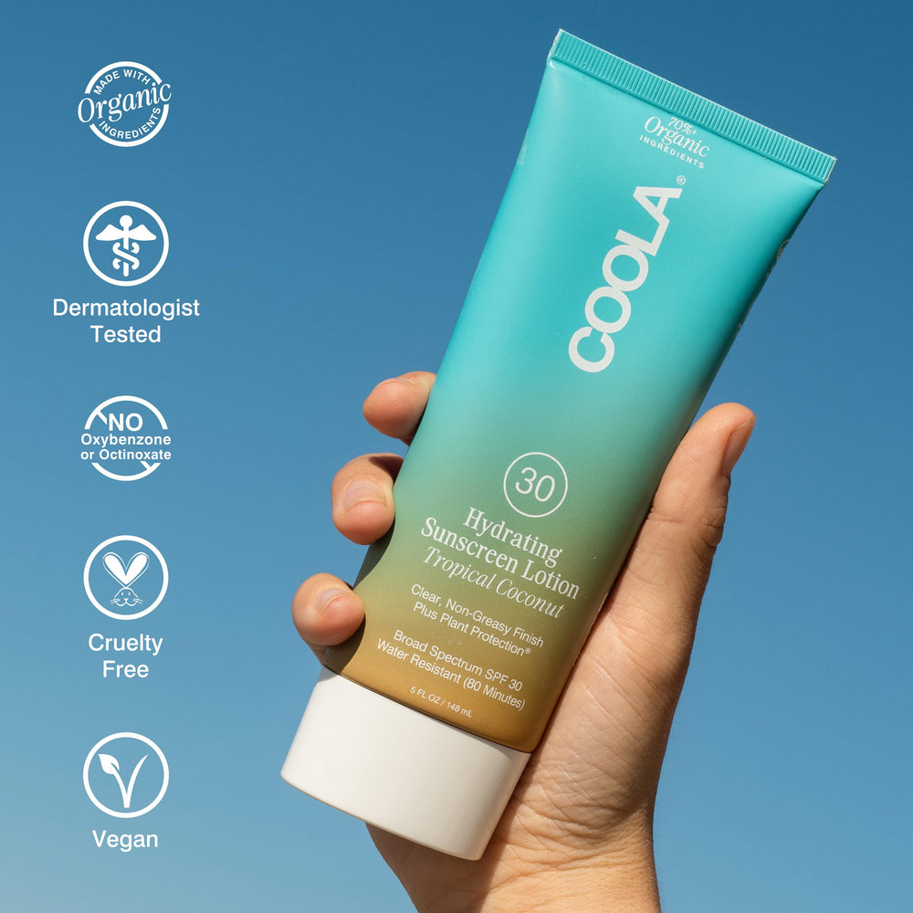 COOLA botanical extracts image highlighting antioxidant-rich skin support