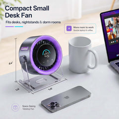 Coolhill detalle de las aspas y rejilla que mejora flujo y reduce ruido