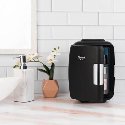 Cooluli Classic 4L in a bedroom lifestyle setting showing quiet, compact convenience