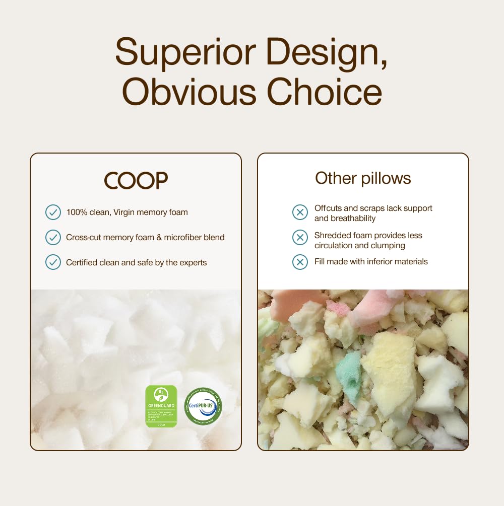 Coop Home Goods almohada dentro de mochila de viaje, fácil de transportar