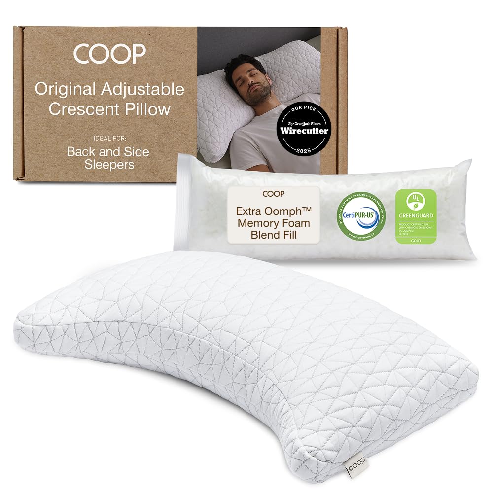 Coop Home Goods front view showing crescent shape and adjustable support