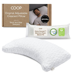 Coop Home Goods front view showing crescent shape and adjustable support